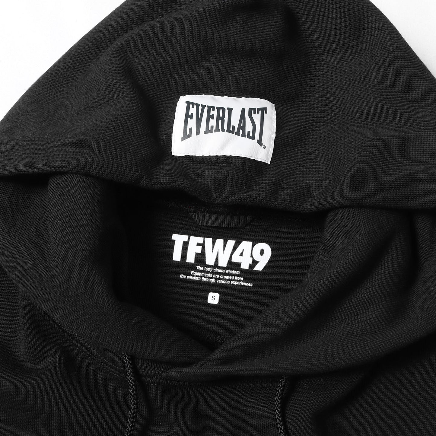 23SS ×EVERLAST ロゴプリント スウェットパーカー