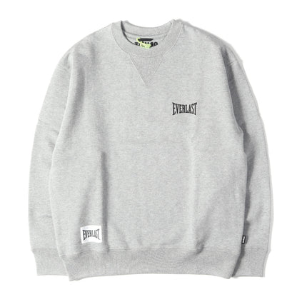 23SS ×EVERLAST ロゴプリント クルーネック スウェット