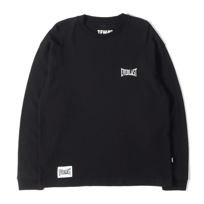 23SS ×EVERLAST ロゴプリント ロングスリーブ ヘビー Tシャツ