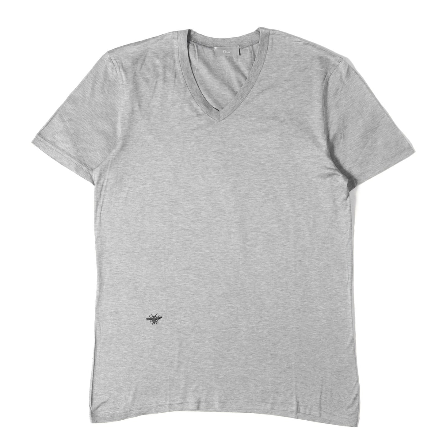 BEE刺繍 Vネック Tシャツ