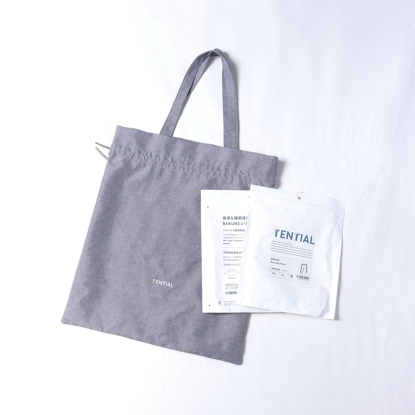 リカバリーウェア バクネ ロングスリーブTシャツ & パンツ 上下セット(BAKUNE Dry)