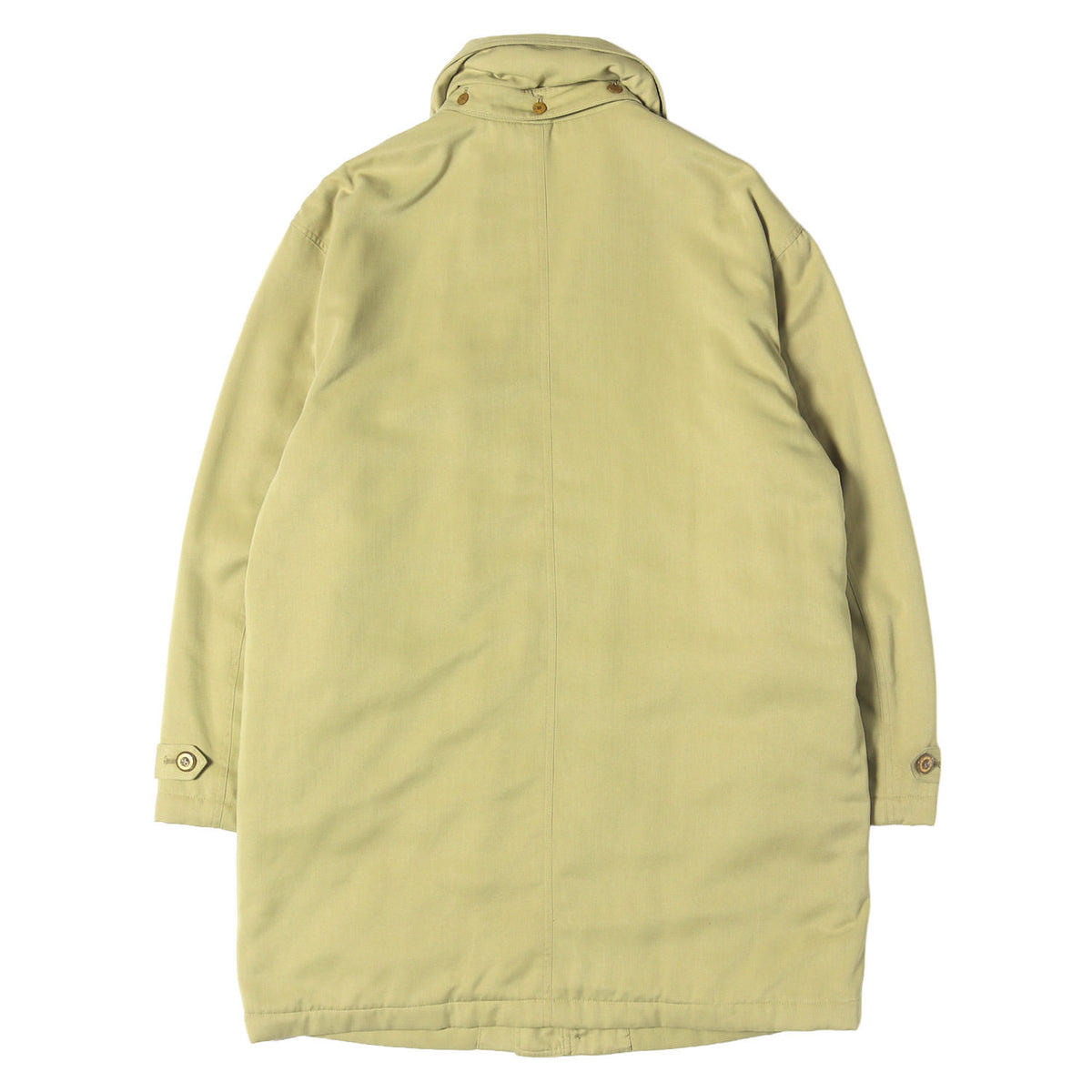 90s GOLF 裏地ペイズリー柄 ジップ ステンカラーコート