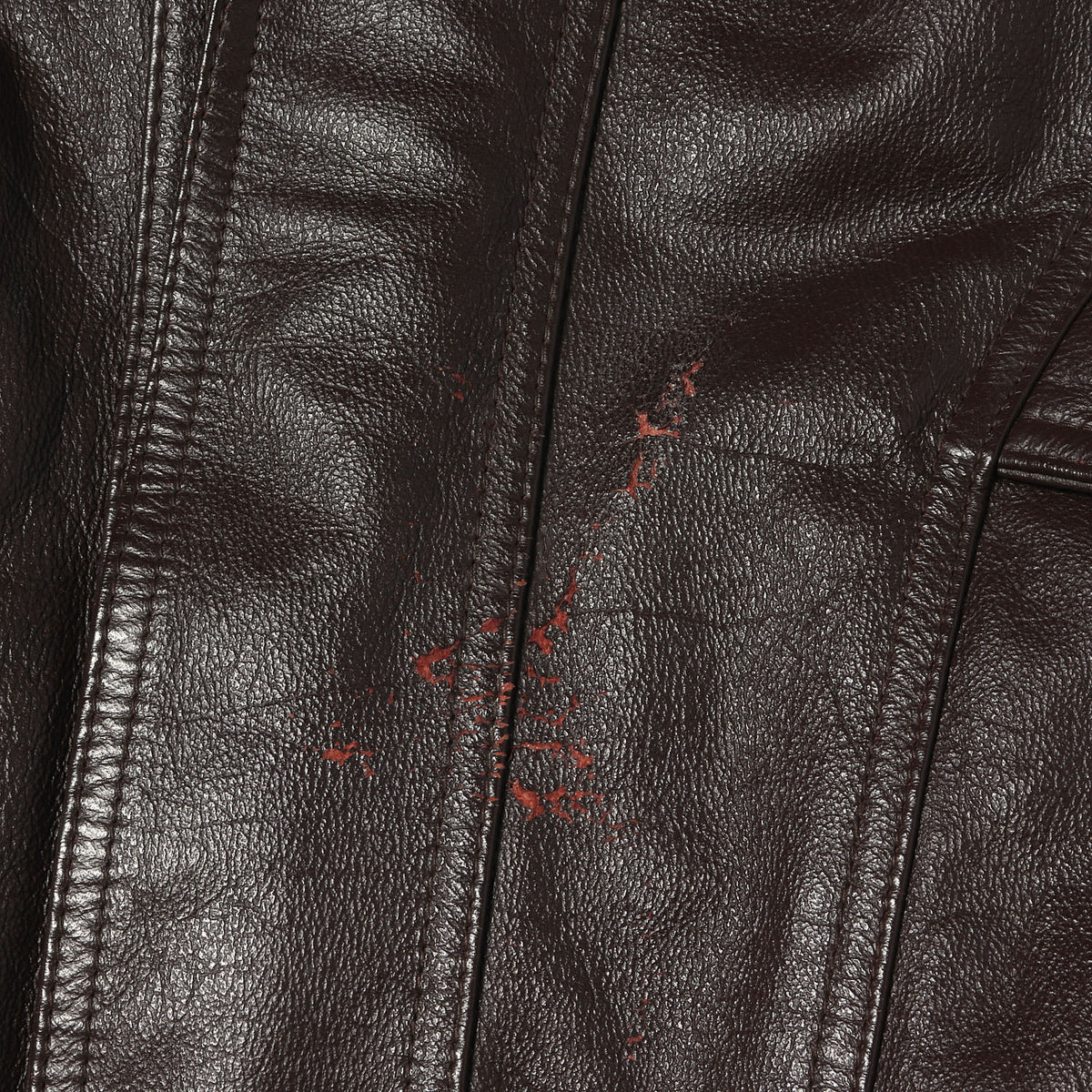 90s 裏地総柄 カウレザー フルジップ ジャケット EDIMARIARE GIOTTO HOMME
