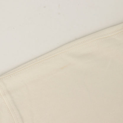 近年タグ ロゴ刺繍 クルーネック Tシャツ