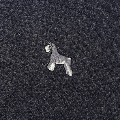 LOUNGEWEAR ドッグ刺繍 クルーネック スウェット