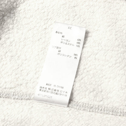 ドッグ刺繍 クルーネック スウェット