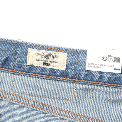 [希少 新品未使用] 150周年記念 501 Big E ダメージリペア加工 デニムパンツ