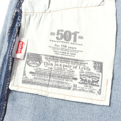[希少 新品未使用] 150周年記念 501 Big E ダメージリペア加工 デニムパンツ