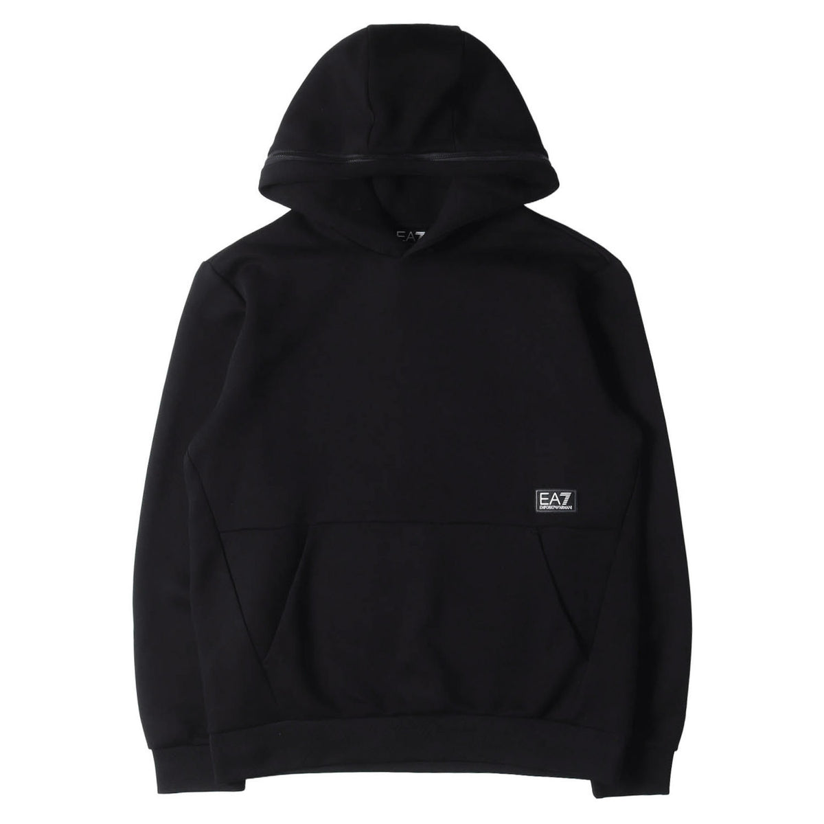 24AW EA7 フードロゴ ジャージー スウェットパーカー