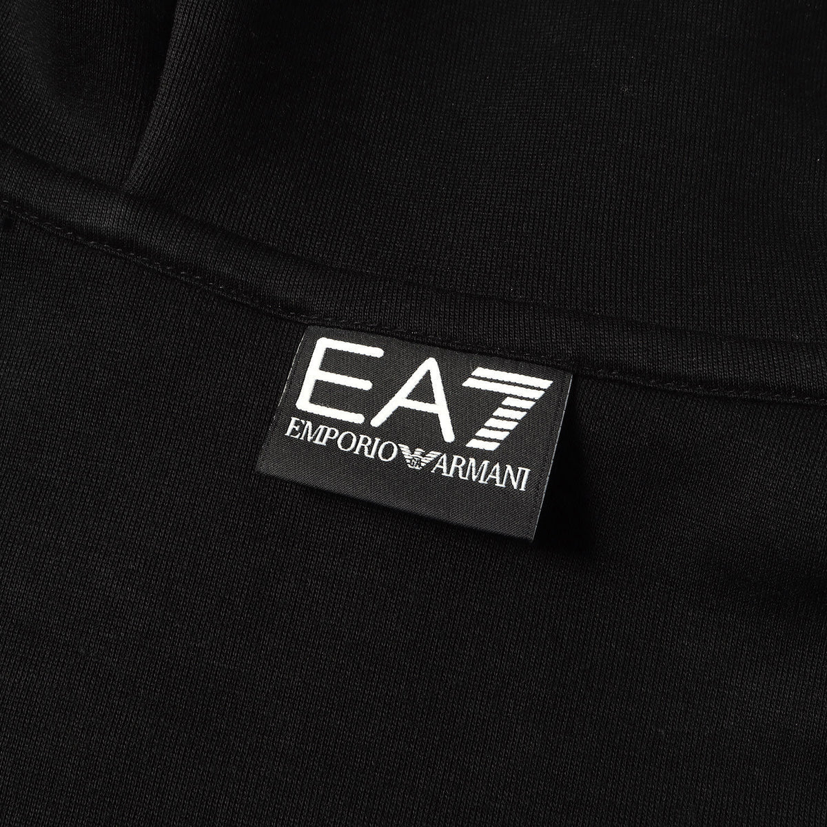 24AW EA7 フードロゴ ジャージー スウェットパーカー