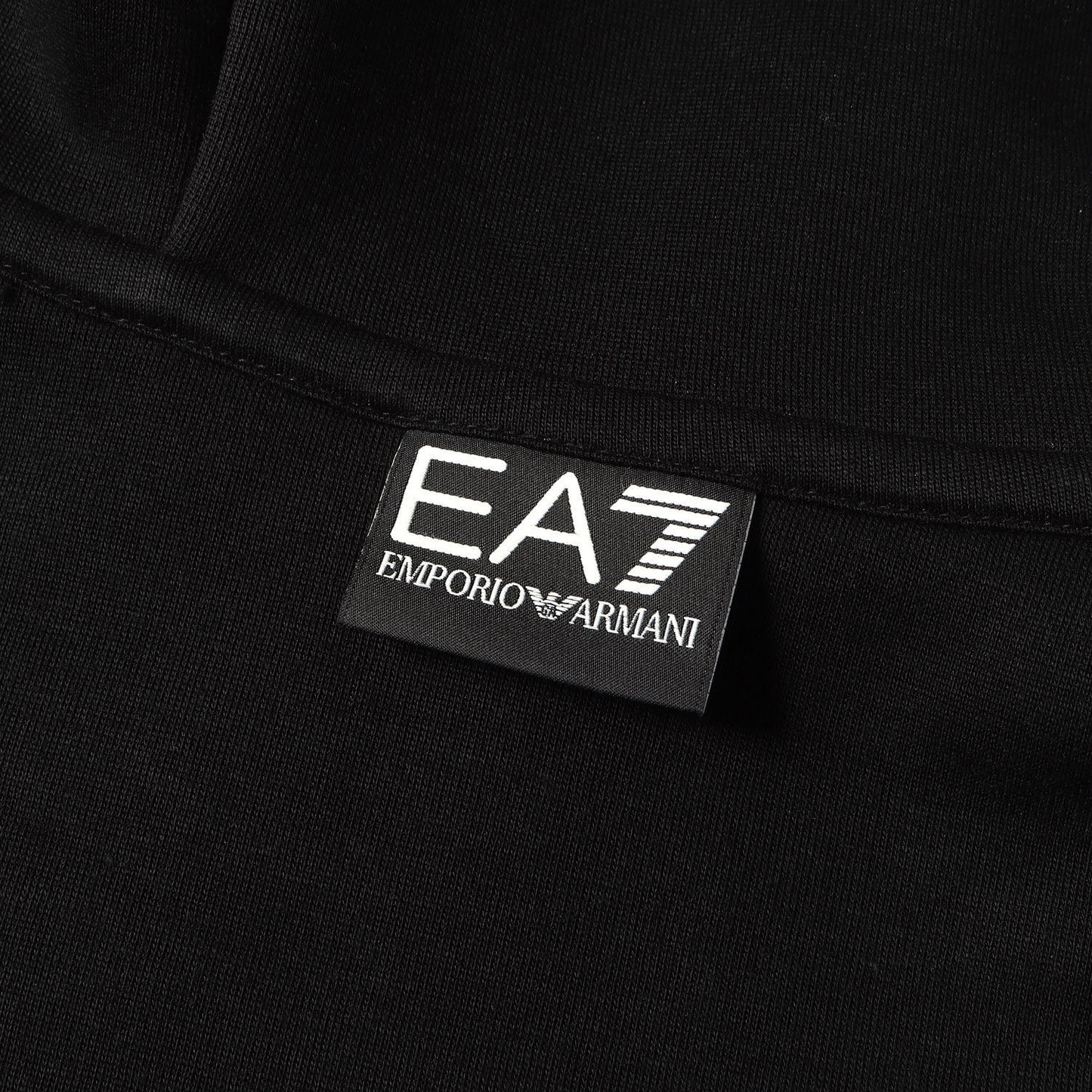 24AW EA7 フードロゴ ジャージー スウェットパーカー