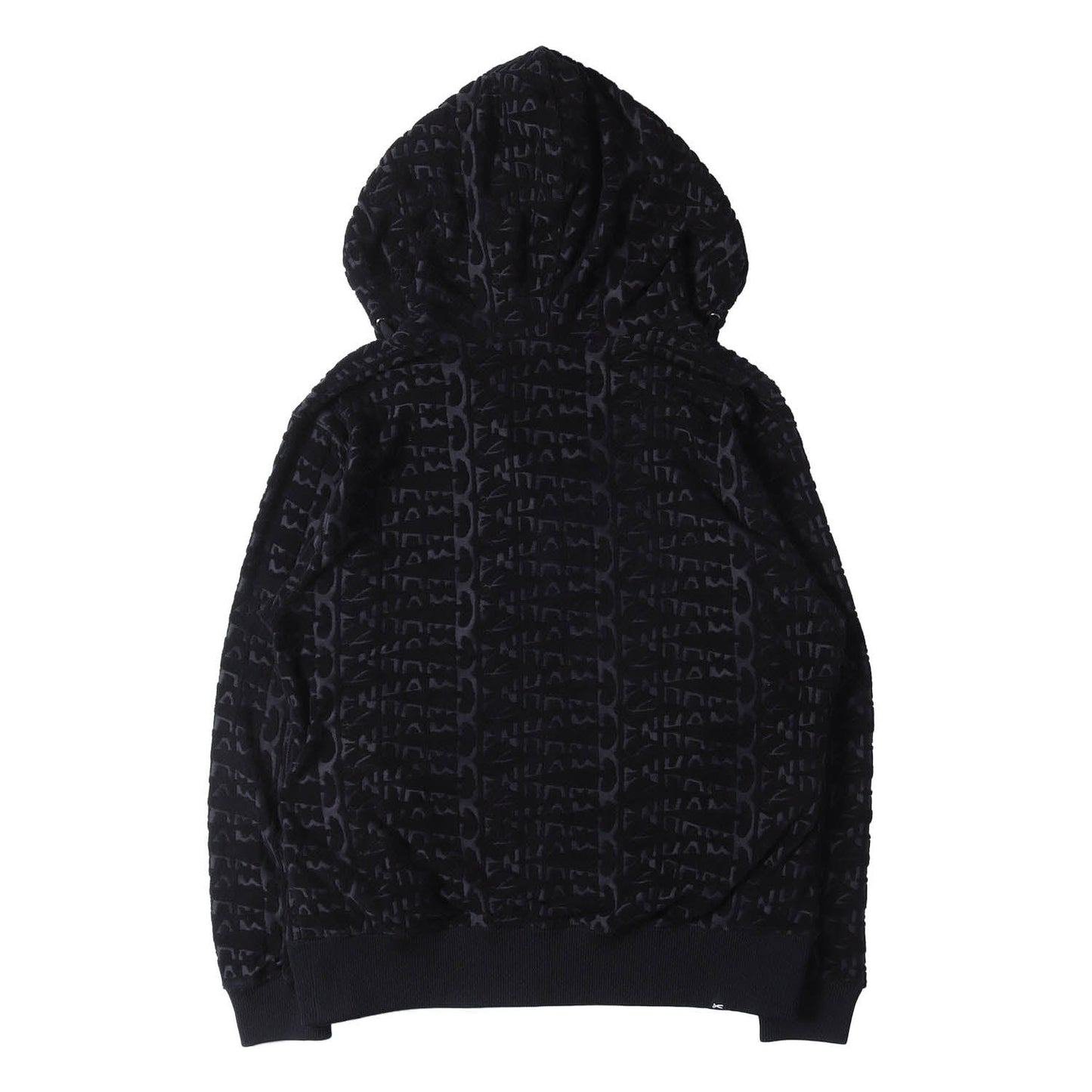 近年モデル 総柄デザイン パイル フルジップパーカー(SCISSORS PILE HOODY)
