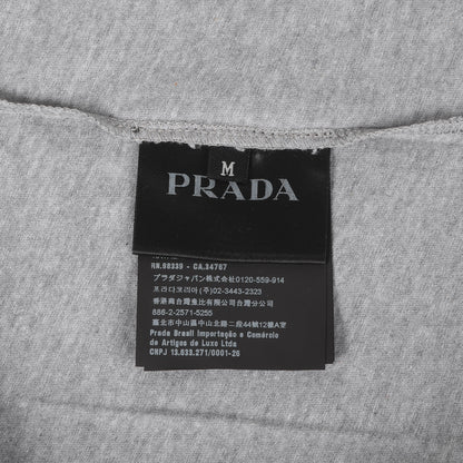 三角ワッペン付き プレーン Vネック Tシャツ