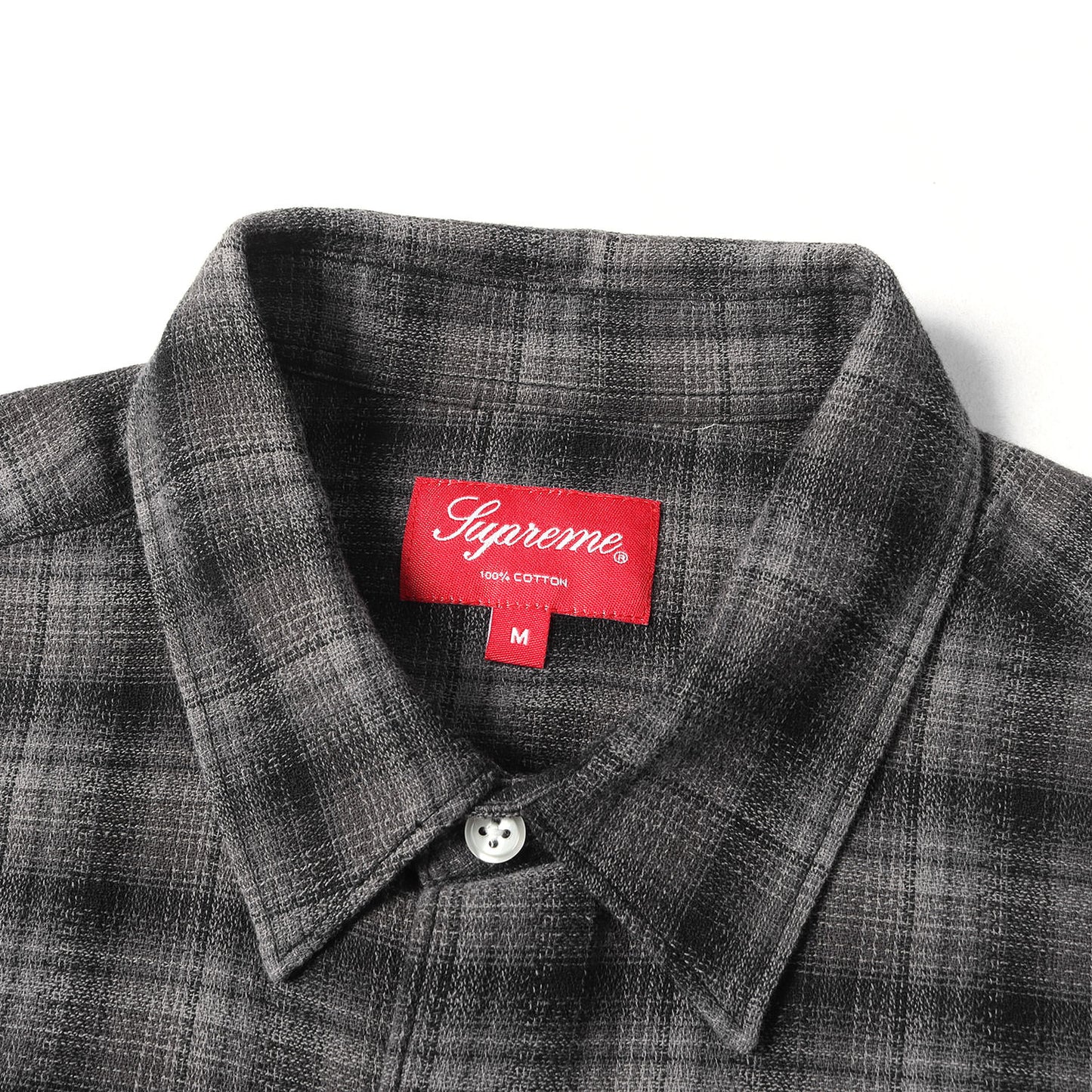22SS バックロゴ オンブレチェック 半袖シャツ(Plaid S/S Shirt)