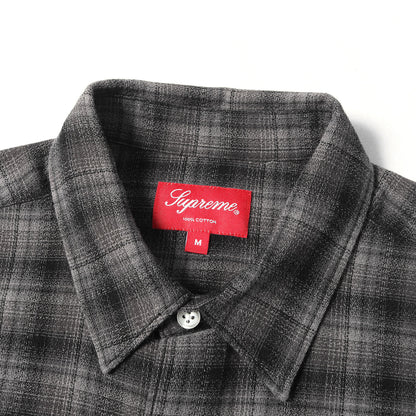 22SS バックロゴ オンブレチェック 半袖シャツ(Plaid S/S Shirt)