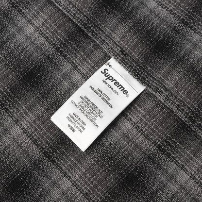 22SS バックロゴ オンブレチェック 半袖シャツ(Plaid S/S Shirt)