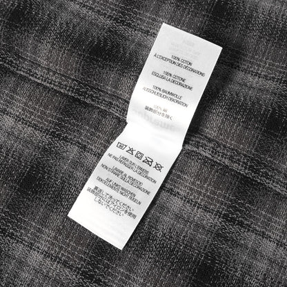 22SS バックロゴ オンブレチェック 半袖シャツ(Plaid S/S Shirt)
