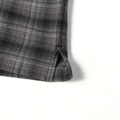 22SS バックロゴ オンブレチェック 半袖シャツ(Plaid S/S Shirt)