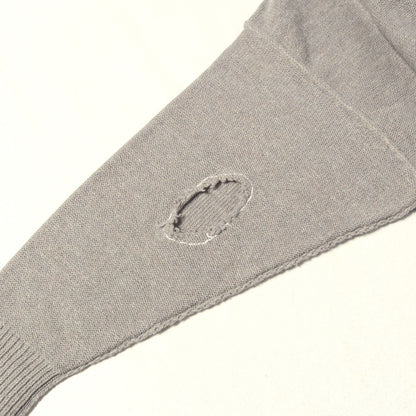 22AW ナンバーワッペン オーバーサイズ ウールニット カーディガン