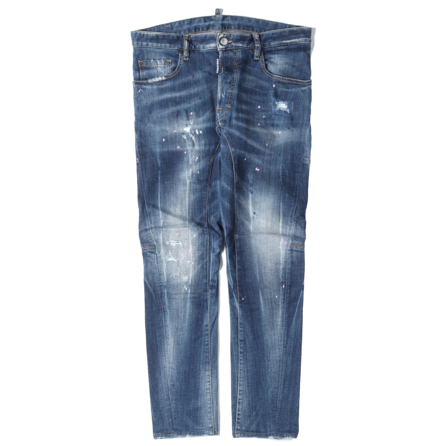 スケーター ダメージリペア加工 ストレッチ デニムパンツ(Skater Jean)