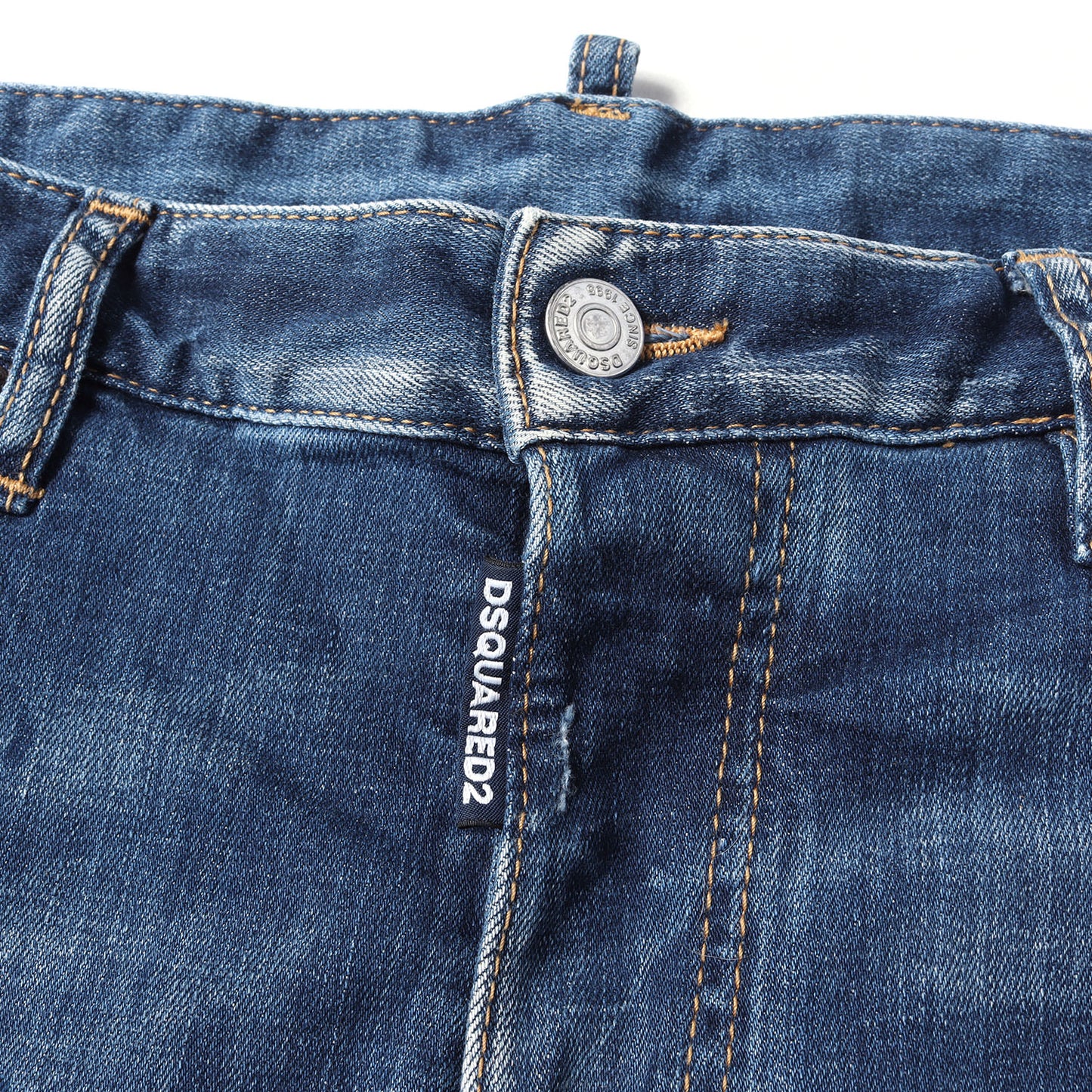 スケーター ダメージリペア加工 ストレッチ デニムパンツ(Skater Jean)