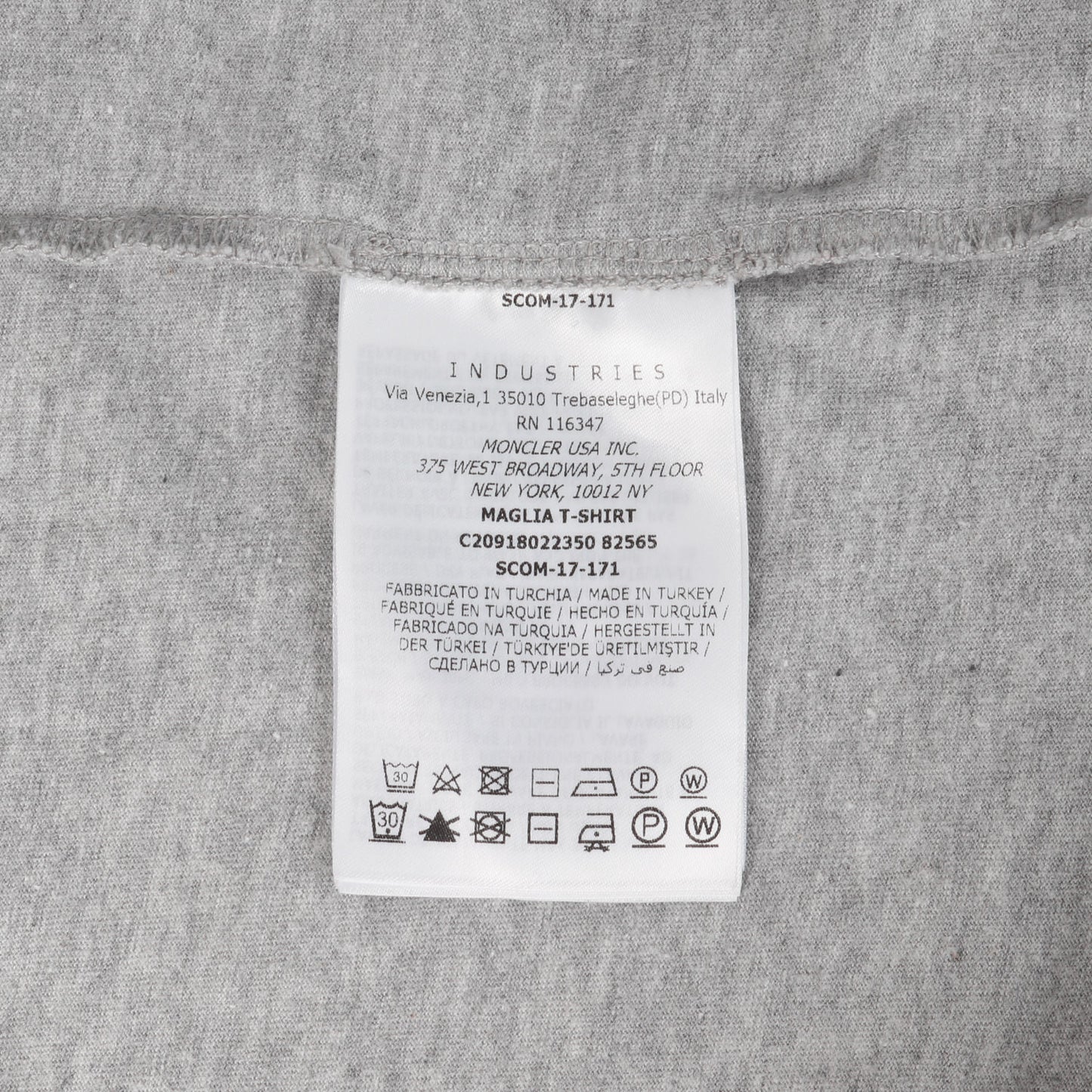 キャラワッペン クルーネック Tシャツ(MAGLIA T-SHIRT)