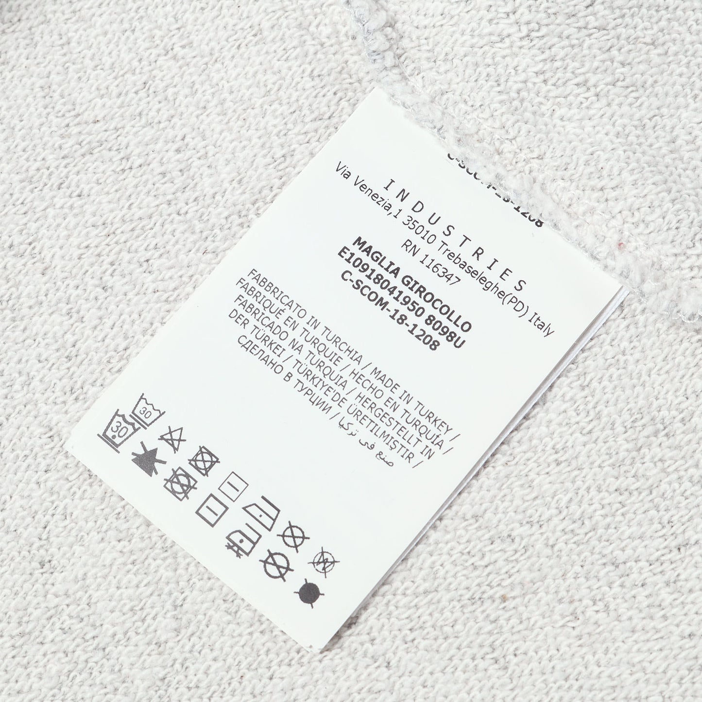 トリコロールバード クルーネック スウェット(MAGLIA GIROCOLLO)