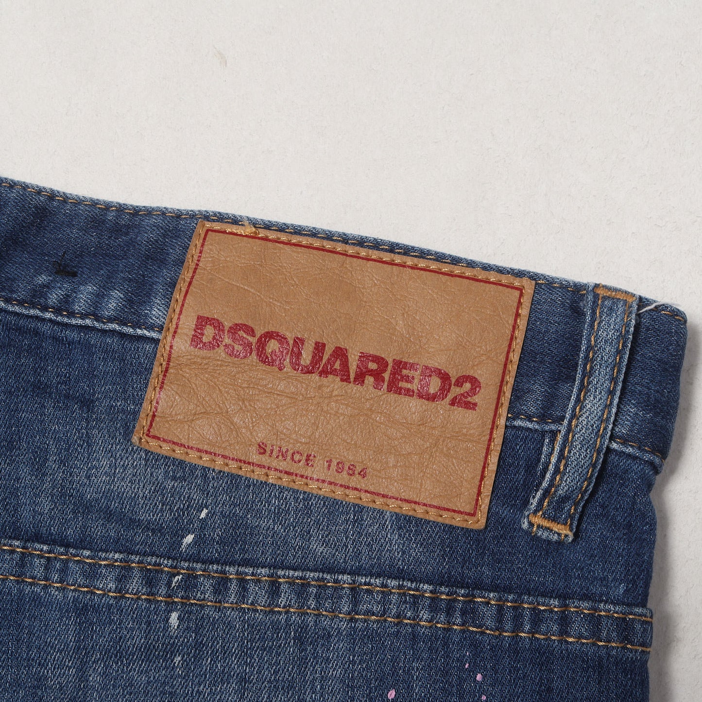 スケーター ダメージリペア加工 ストレッチ デニムパンツ(Skater Jean)