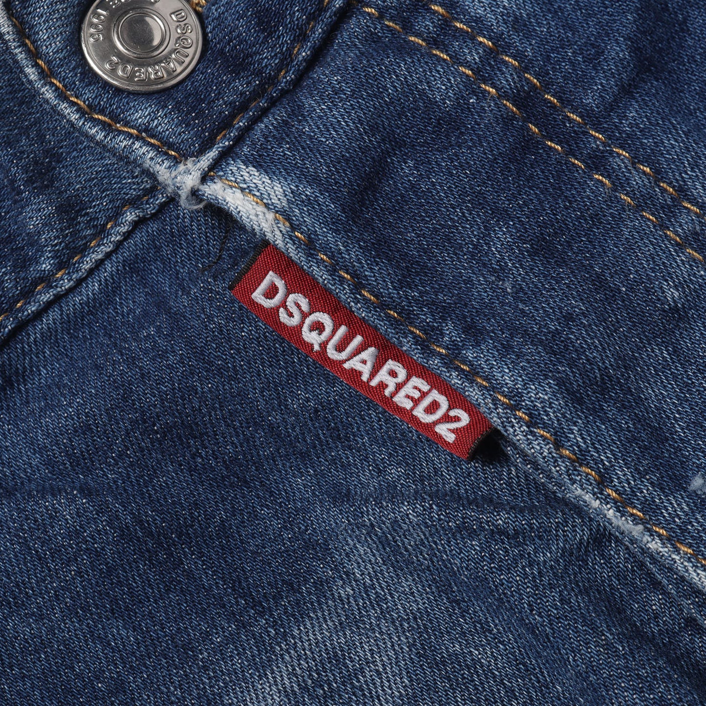 スケーター ダメージリペア加工 ストレッチ デニムパンツ(Skater Jean)
