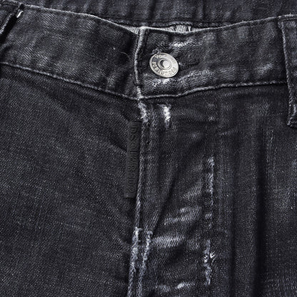 スケーター ダメージリペア加工 ストレッチ デニムパンツ(Skater Jean)