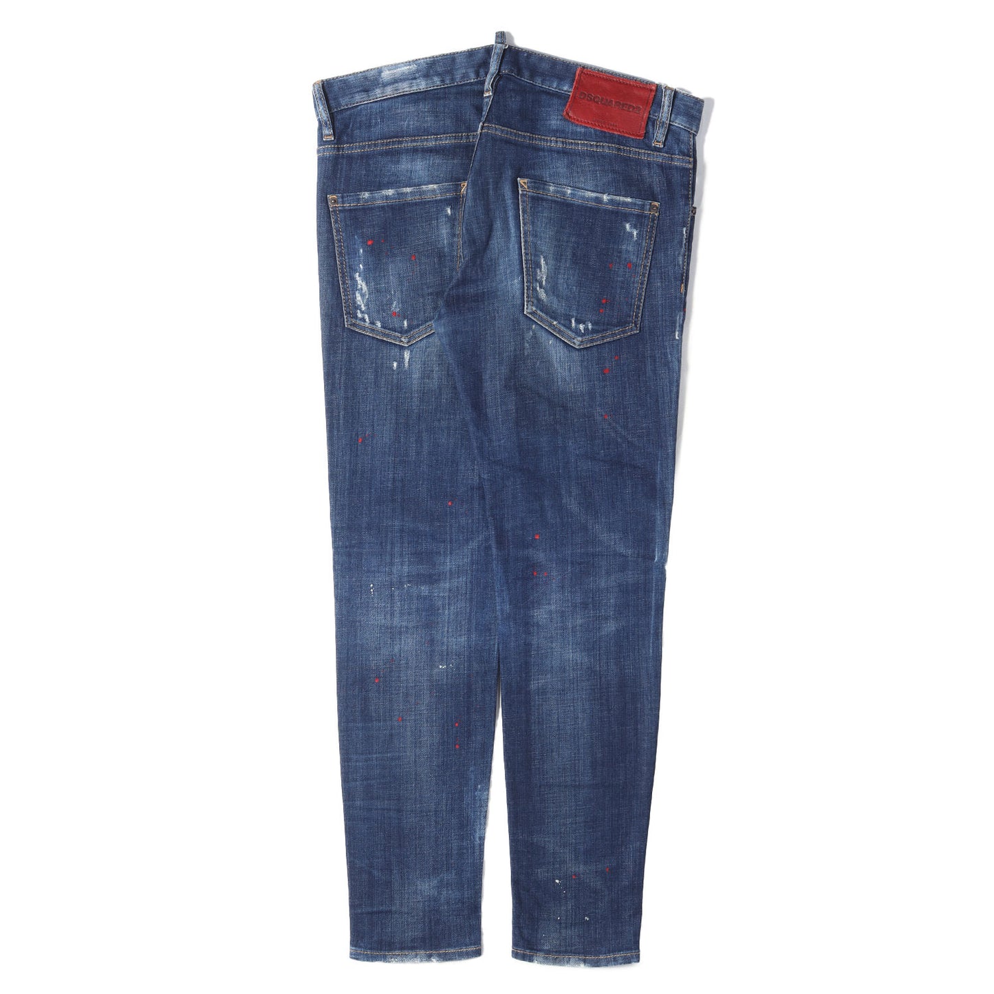 ダメージリペア加工 ストレッチ スキニー デニムパンツ(Skinny Dan Jean)