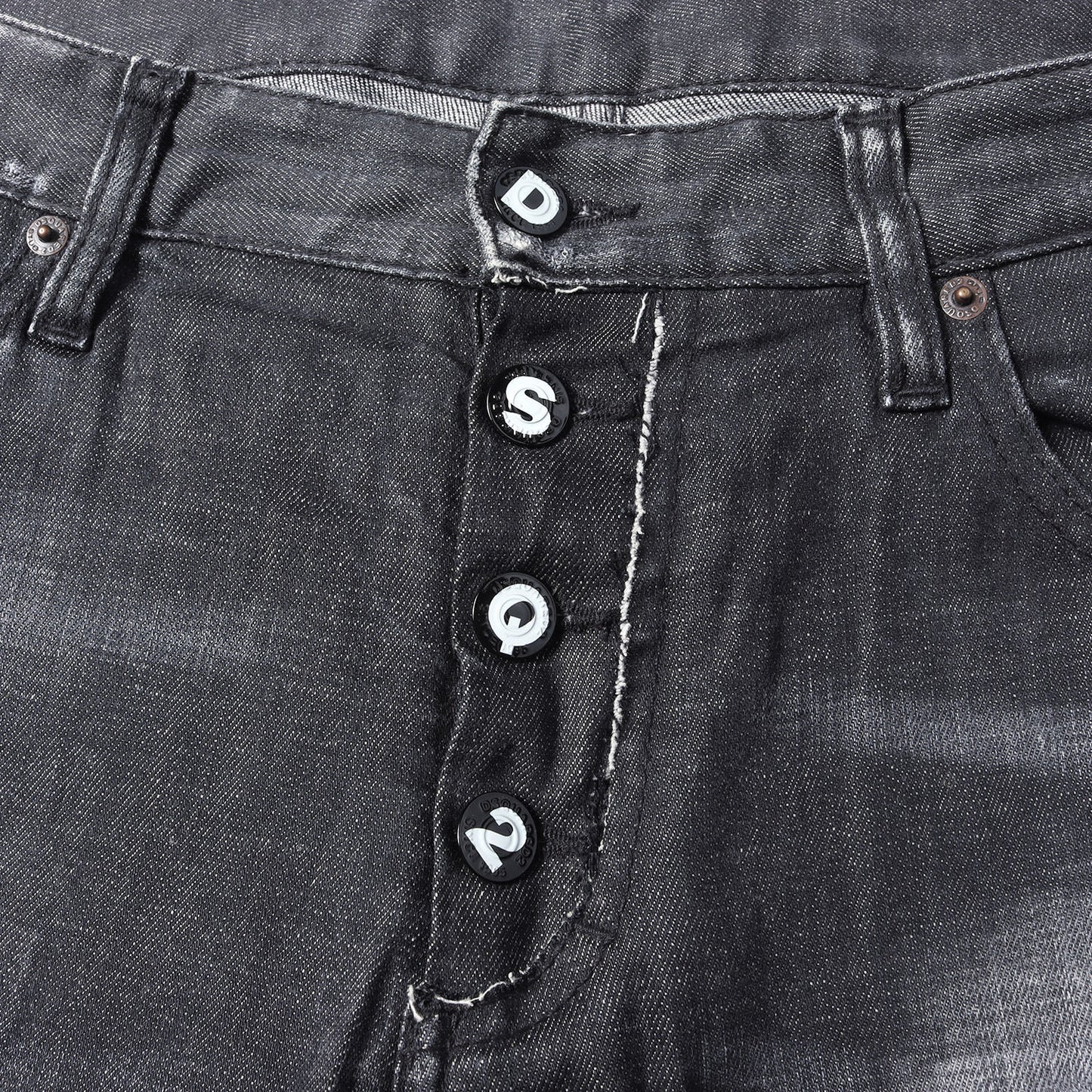 20AW スケーター ダメージリペア加工 ストレッチ デニムパンツ(Skater Jean)