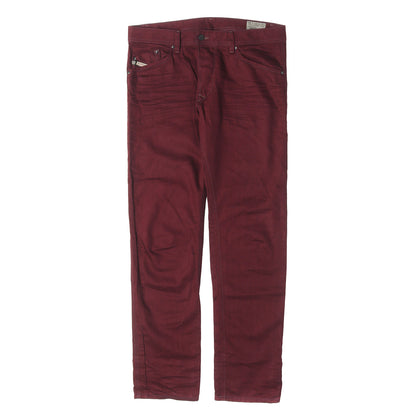 シワ加工 スリムテーパード カラー デニムパンツ(WASH 008QU DARRON REGULAR SLIM-TAPERED)