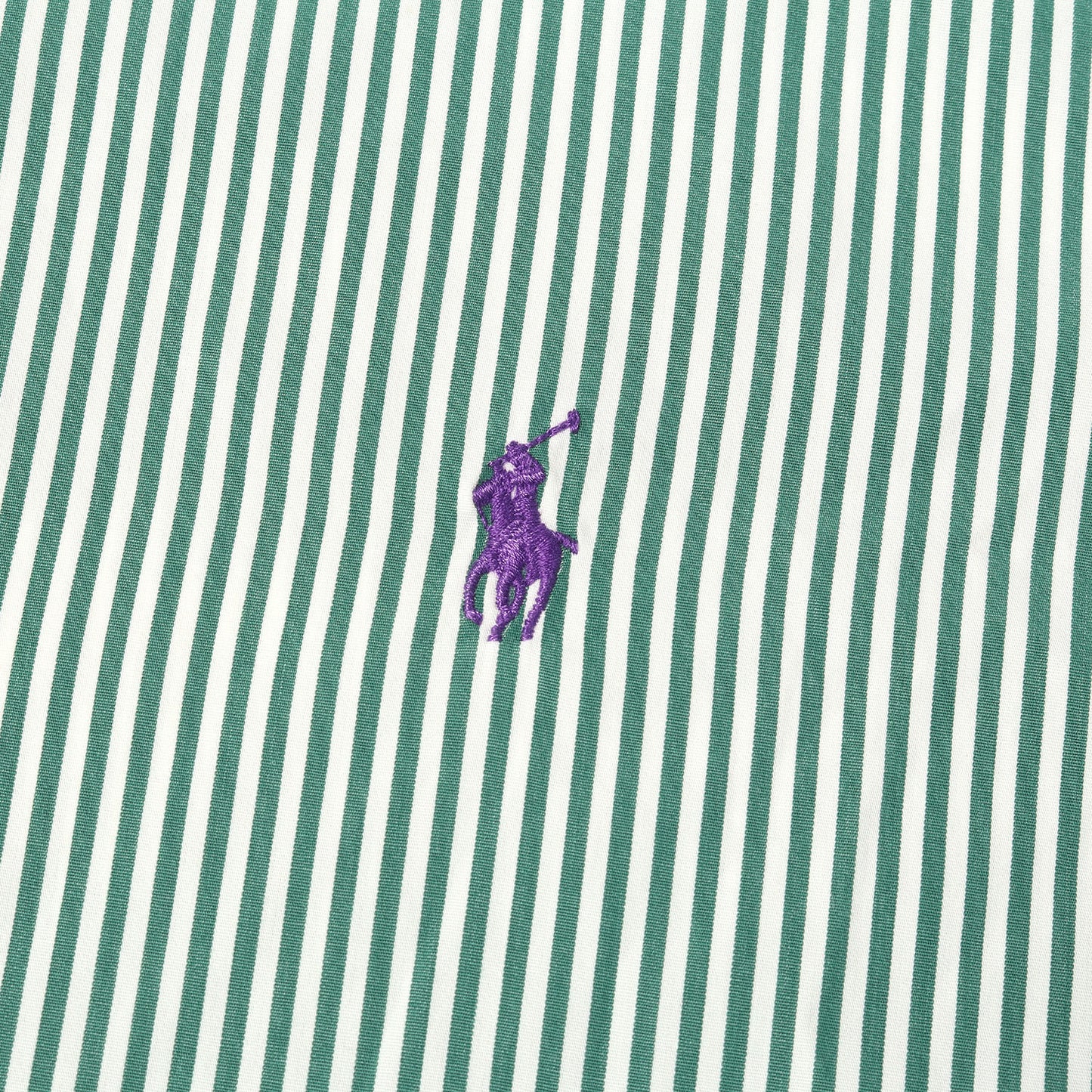 ワンポイント刺繍 ストライプ BD シャツ Ralph Lauren