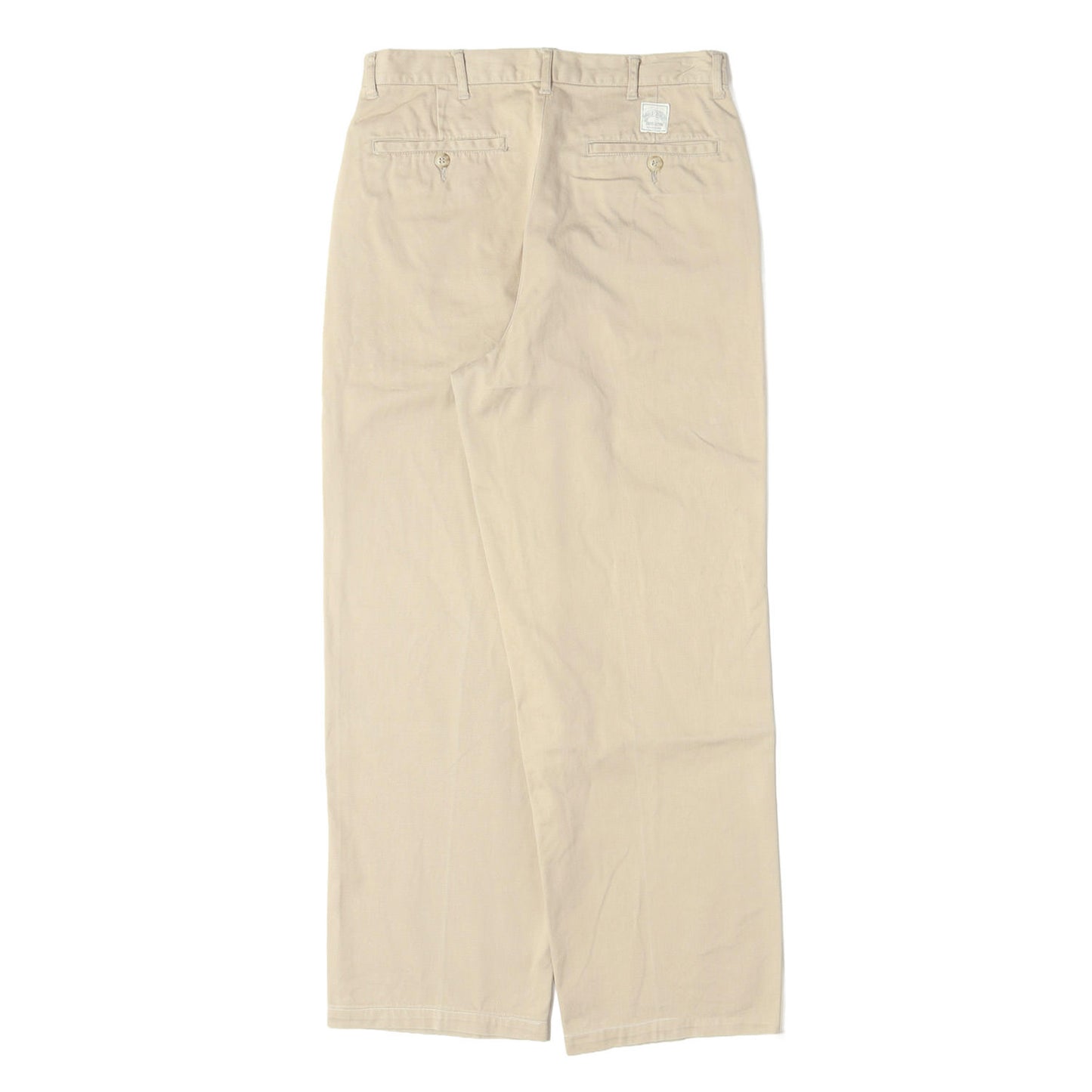 90s ポロチノ ツータック コットン チノパンツ / マレーシア製 POLO CHINO