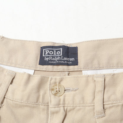 90s ポロチノ ツータック コットン チノパンツ / マレーシア製 POLO CHINO