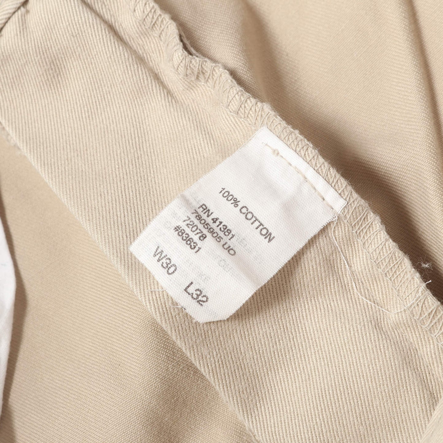 90s ポロチノ ツータック コットン チノパンツ / マレーシア製 POLO CHINO
