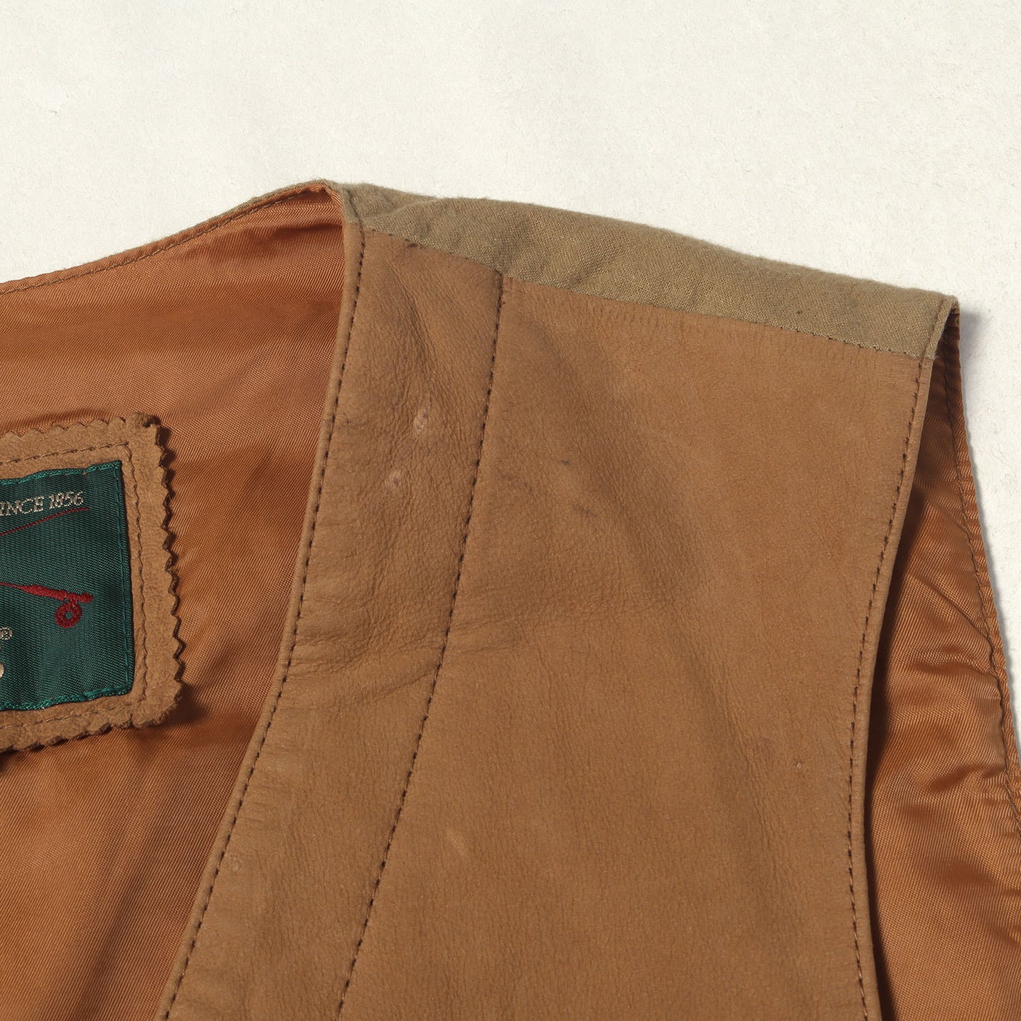 [希少 デッドストック] 90s レザー コンビ ハンティング ベスト / ORVIS オービス