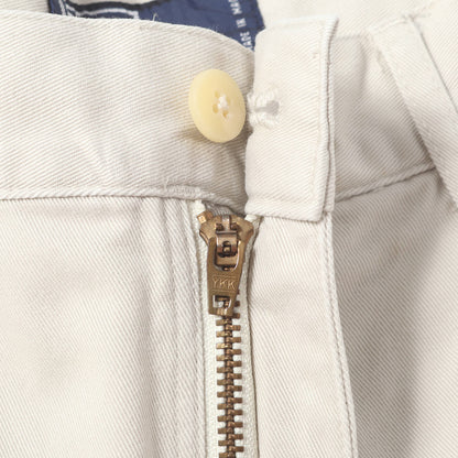 90s ポロチノ ツータック コットン チノパンツ / マカオ製 POLO CHINO