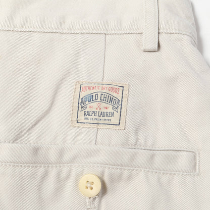 90s ポロチノ ツータック コットン チノパンツ / マカオ製 POLO CHINO