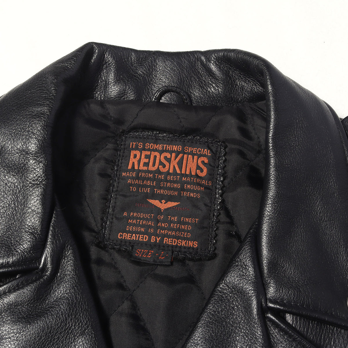 90s カウレザー ダブル ライダースジャケット / REDSKINS レッドスキンズ
