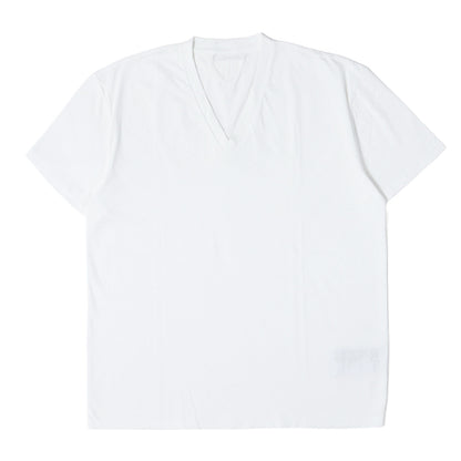 三角パッチ付き Vネック プレーン Tシャツ