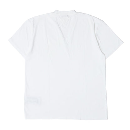 三角パッチ付き Vネック プレーン Tシャツ