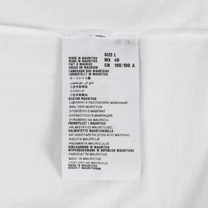三角パッチ付き Vネック プレーン Tシャツ