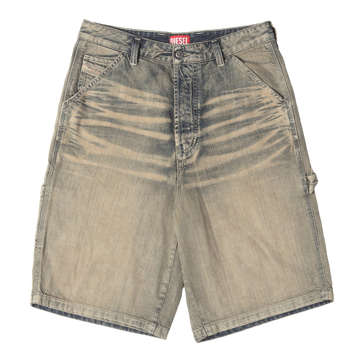 24AW ヴィンテージ加工 ペインター デニムショーツ(D-LIVERY-SHORT)