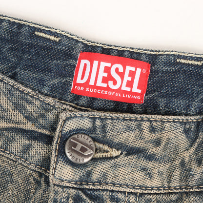 24AW ヴィンテージ加工 ペインター デニムショーツ(D-LIVERY-SHORT)