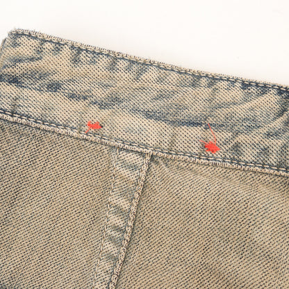 24AW ヴィンテージ加工 ペインター デニムショーツ(D-LIVERY-SHORT)