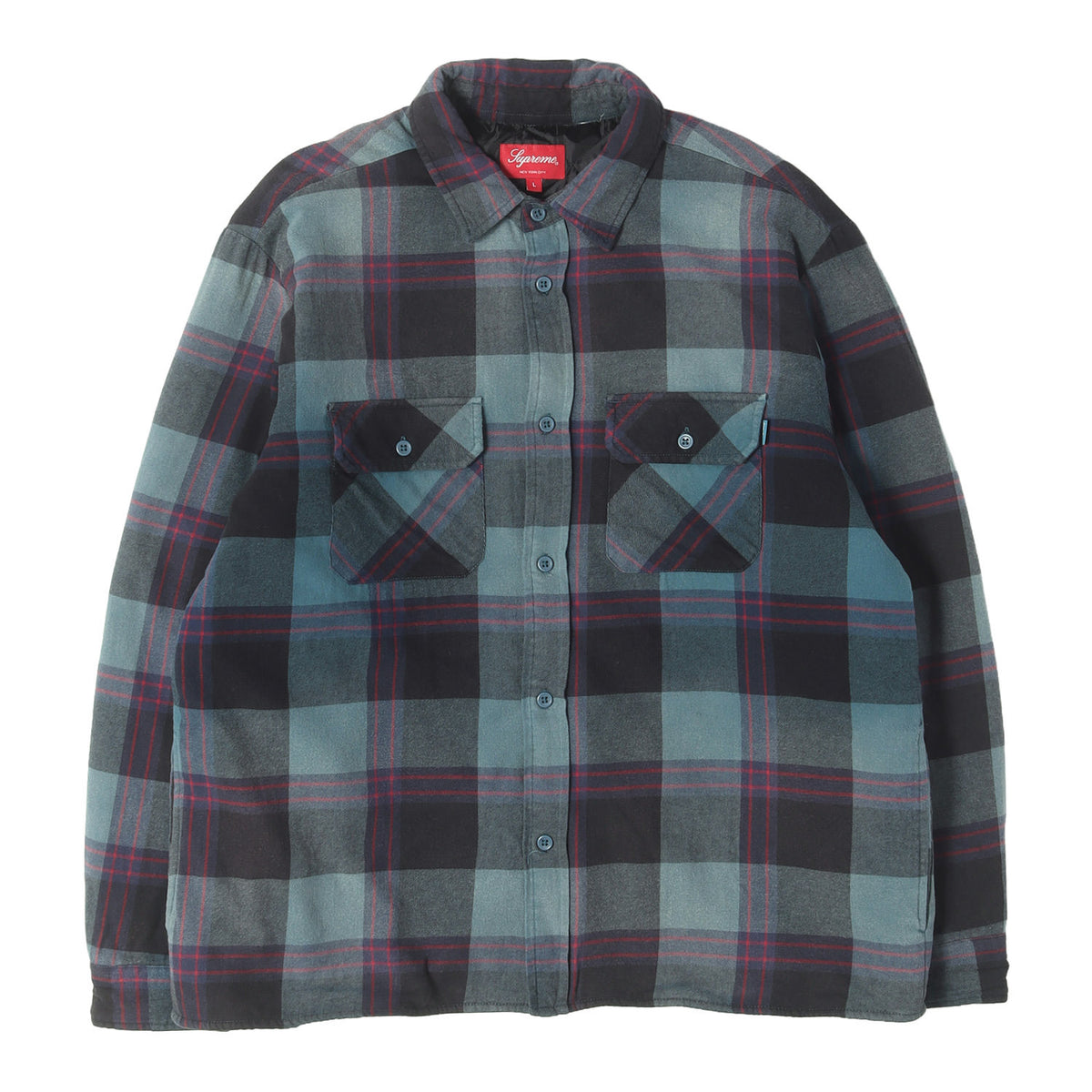 20AW 裏地キルティング チェック ネルシャツ(Quilted Flannel Shirt)
