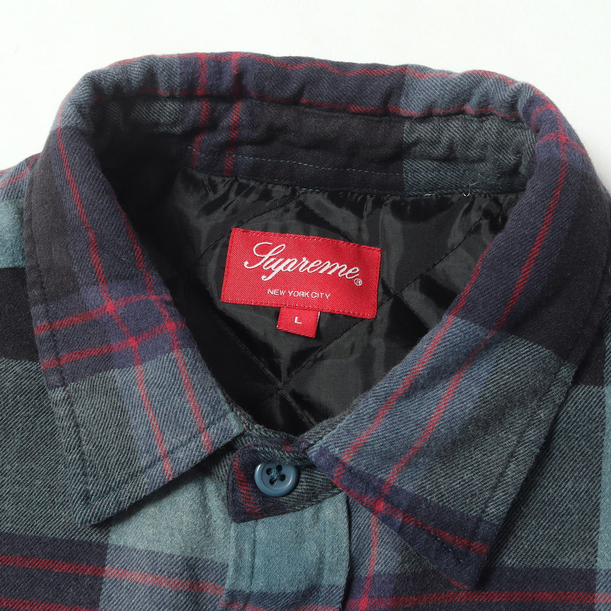 20AW 裏地キルティング チェック ネルシャツ(Quilted Flannel Shirt)