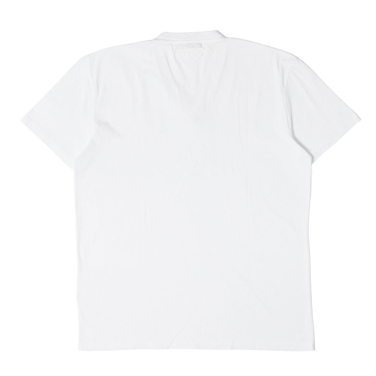 プレートパッチ付き Vネック プレーン Tシャツ